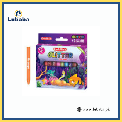 Goldfish Crayon Colors Wax 12 Colour Box