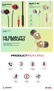 Sigma Thunder Earphones S20