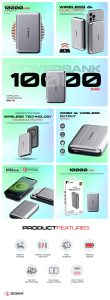 Sigma Wireless Power Bank 10000mAh SW-16 Mag Safe